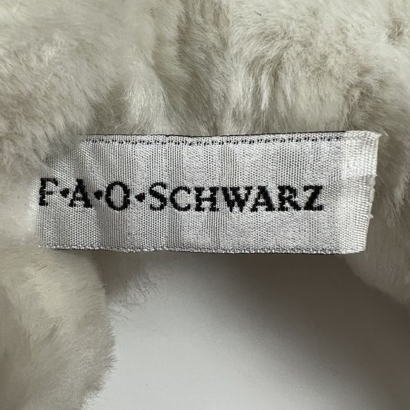 FAO Schwartz 2004 Realistic White Asian Tiger Pink Eyes Stuffed Animal 17” Rare* - Picture 12 of 16